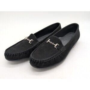 SAS Tripad Comfort Bliss Slip On Wedge Shoes Chain Loafers Black Size 10